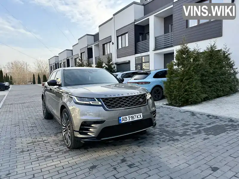 SALYA2BK6JA740392 Land Rover Range Rover Velar 2017 Внедорожник / Кроссовер 2.99 л. Фото 4