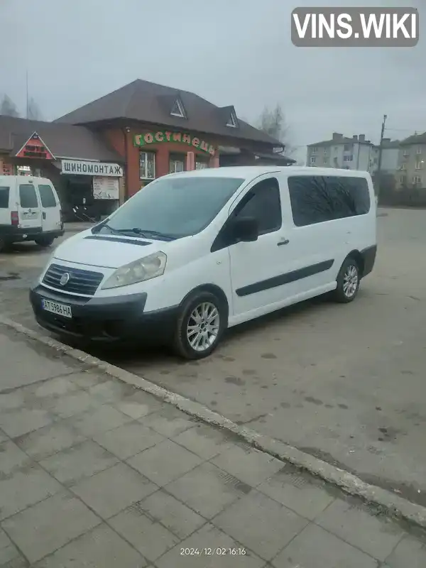 Седан Fiat Scudo 2008 2 л. Ручна / Механіка обл. Івано-Франківська, Калуш - Фото 1/9