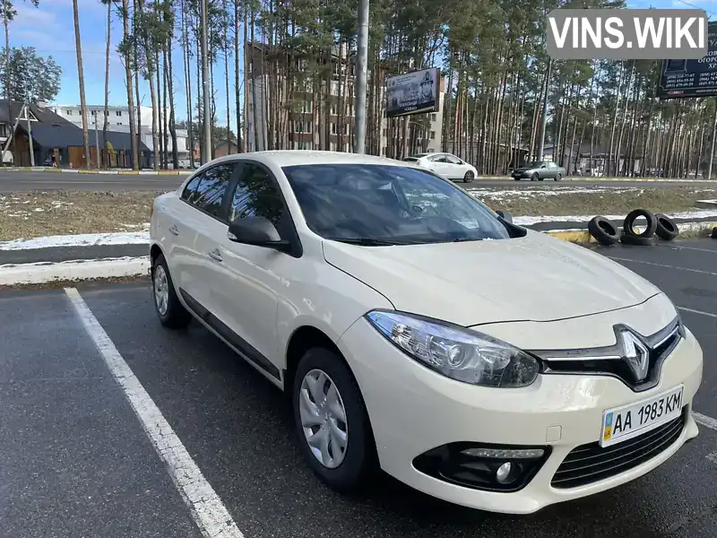 Седан Renault Fluence 2013 1.46 л. Автомат обл. Киевская, Киев - Фото 1/20