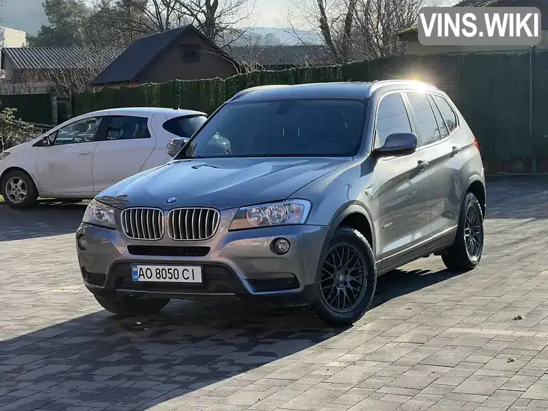 Позашляховик / Кросовер BMW X3 2013 2 л. Автомат обл. Закарпатська, Мукачево - Фото 1/21