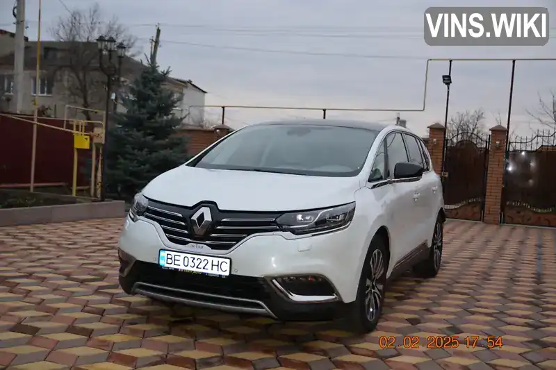 Мінівен Renault Espace 2018 1.6 л. Робот обл. Миколаївська, Первомайськ - Фото 1/21