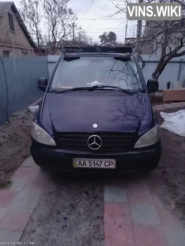 Мінівен Mercedes-Benz Vito 2004 2.15 л. Ручна / Механіка обл. Київська, Боярка - Фото 1/14