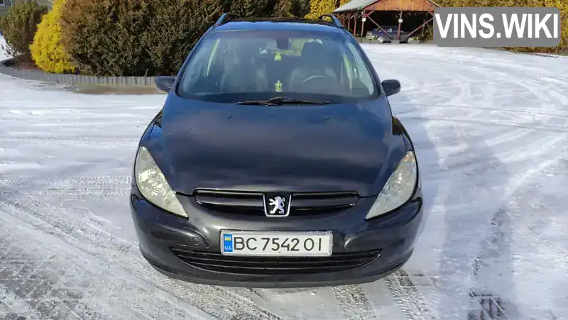 VF33ERHSB82480344 Peugeot 307 2002 Універсал 2 л. Фото 2