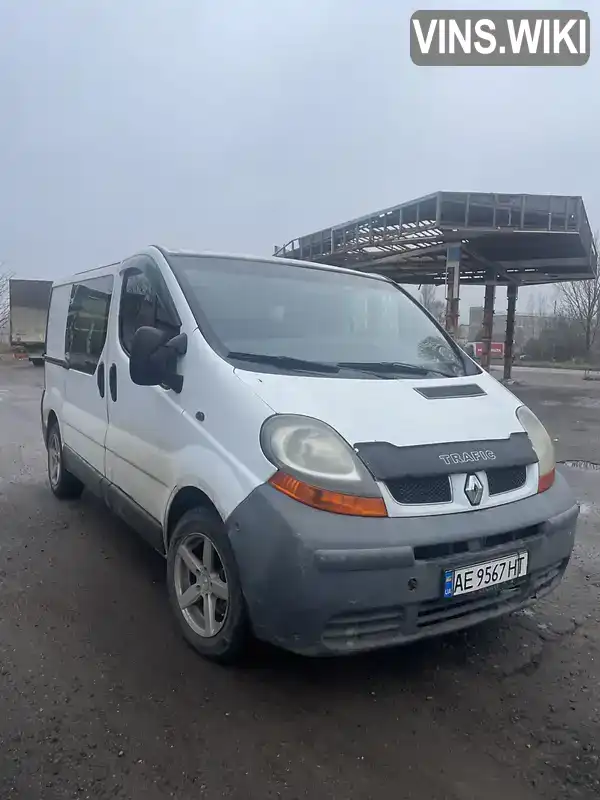 Мінівен Renault Trafic 2004 1.9 л. Ручна / Механіка обл. Одеська, Білгород-Дністровський - Фото 1/6