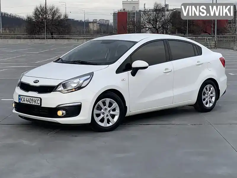 Седан Kia Rio 2016 1.4 л. Автомат обл. Київська, Київ - Фото 1/21