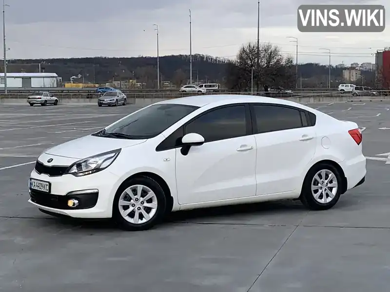 KNADN412BG6096848 Kia Rio 2016 Седан 1.4 л. Фото 2