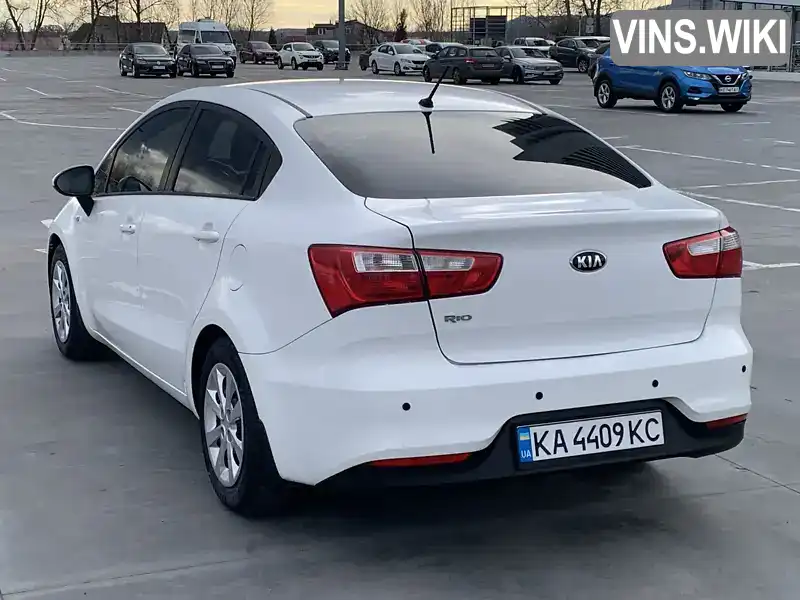 KNADN412BG6096848 Kia Rio 2016 Седан 1.4 л. Фото 9