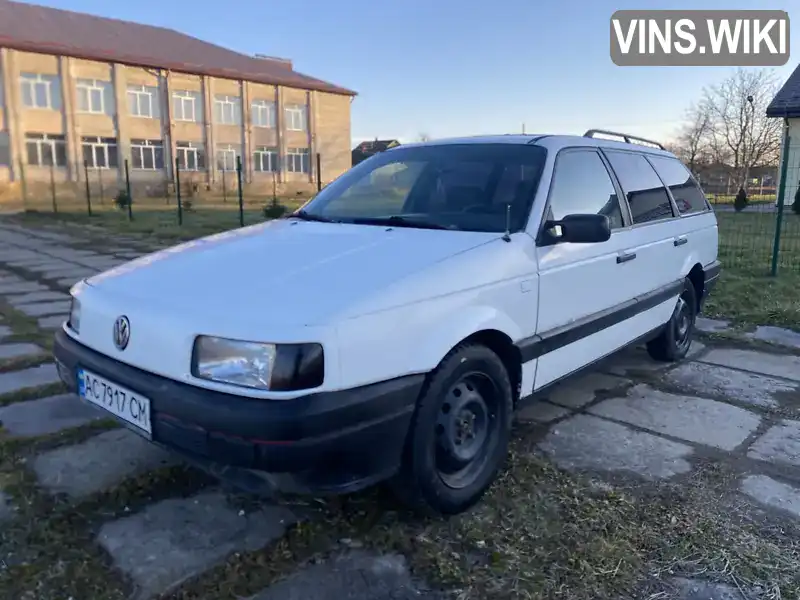 WVWZZZ31ZKE018812 Volkswagen Passat 1989 Універсал 1.78 л. Фото 1