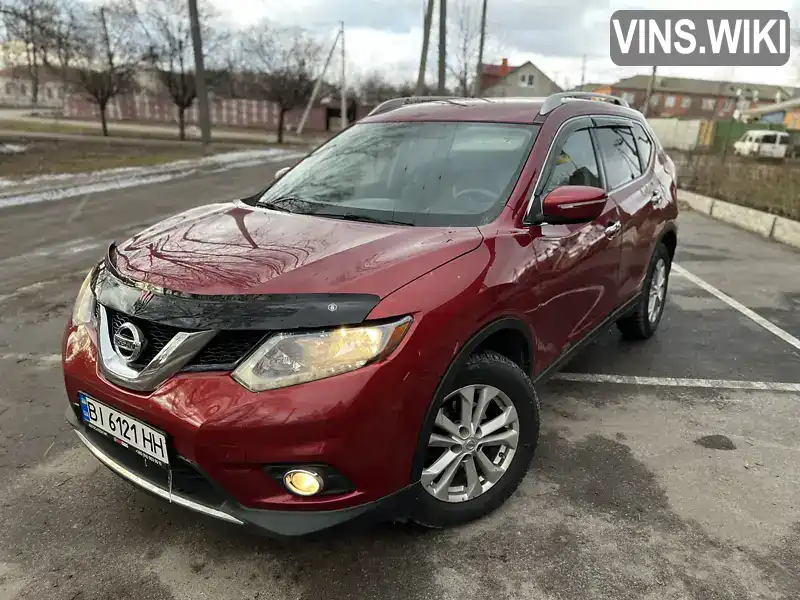 Внедорожник / Кроссовер Nissan Rogue 2015 2.5 л. Вариатор обл. Полтавская, Кременчуг - Фото 1/16