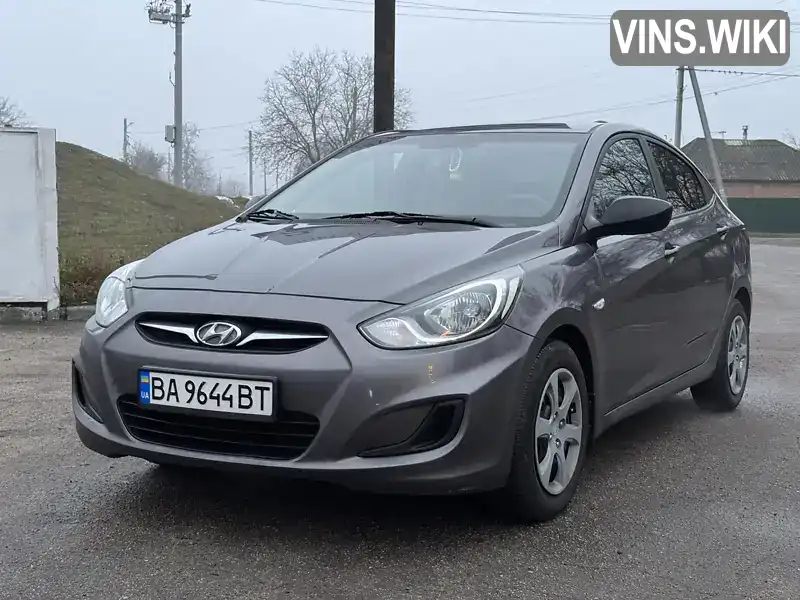 Седан Hyundai Accent 2014 1.4 л. Ручна / Механіка обл. Кіровоградська, Кропивницький (Кіровоград) - Фото 1/19