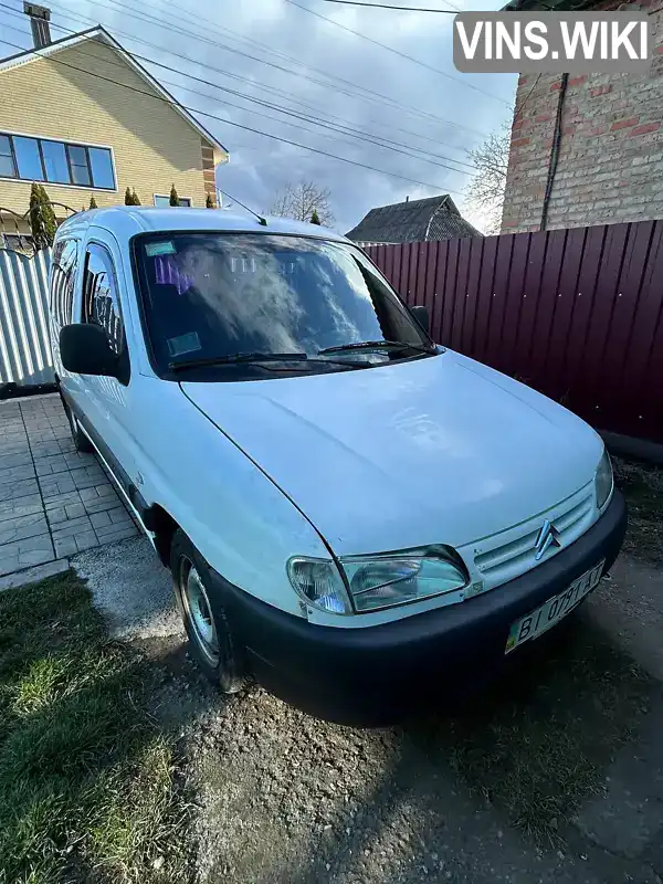 Мінівен Citroen Berlingo 1999 1.9 л. Ручна / Механіка обл. Полтавська, Гадяч - Фото 1/16