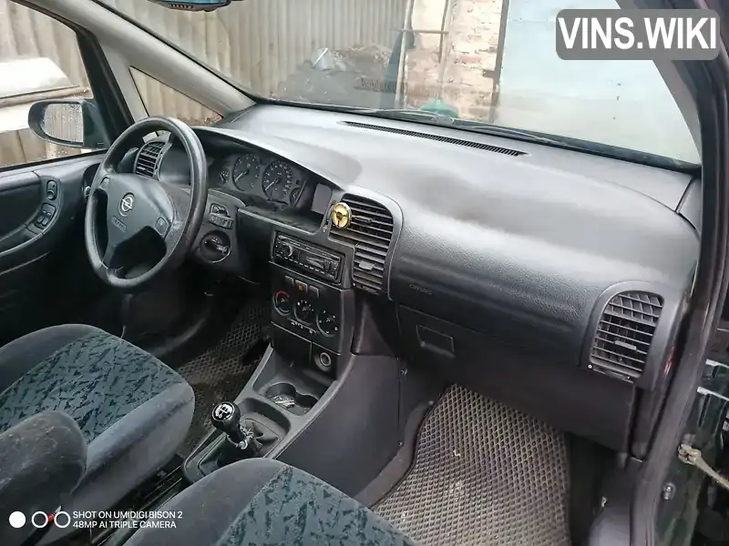 W0L0TGF7512122839 Opel Zafira 2000 Мінівен 1.6 л. Фото 2