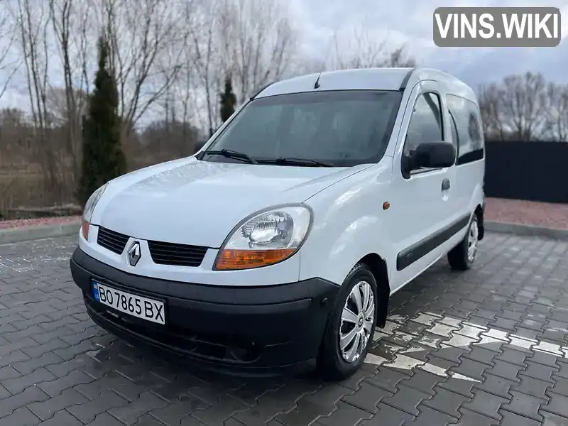 Минивэн Renault Kangoo 2003 1.46 л. Ручная / Механика обл. Тернопольская, Збараж - Фото 1/21