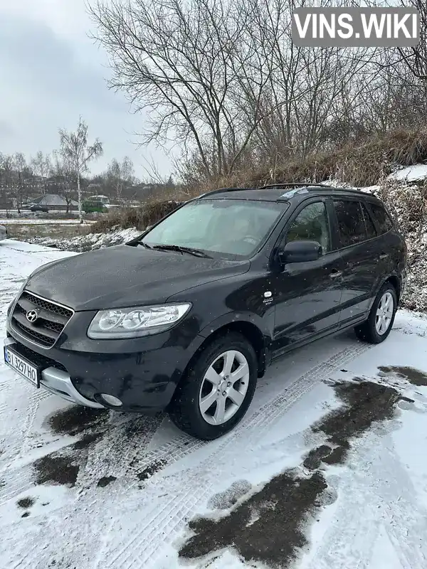 Позашляховик / Кросовер Hyundai Santa FE 2006 2.19 л. Автомат обл. Харківська, Чугуїв - Фото 1/8