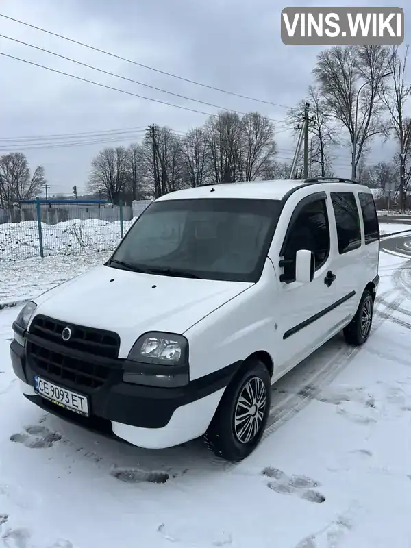 Минивэн Fiat Doblo 2003 1.9 л. Ручная / Механика обл. Черновицкая, Берегомет - Фото 1/9