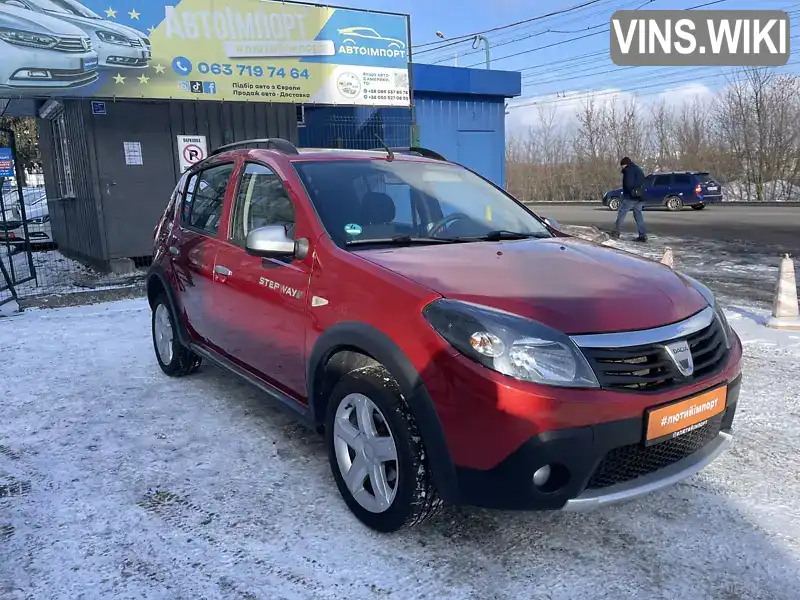 UU1BSDA3K45365273 Dacia Sandero StepWay 2011 Позашляховик / Кросовер 1.6 л. Фото 1