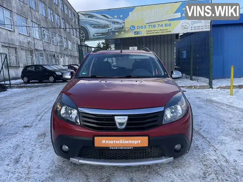 UU1BSDA3K45365273 Dacia Sandero StepWay 2011 Позашляховик / Кросовер 1.6 л. Фото 2