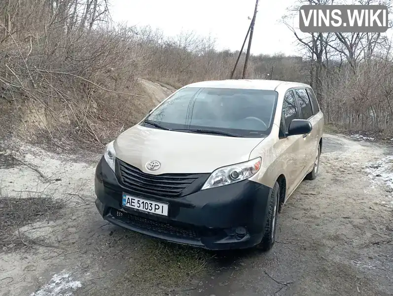 5TDZK3DC0ES513776 Toyota Sienna 2014 Мінівен 3.46 л. Фото 1