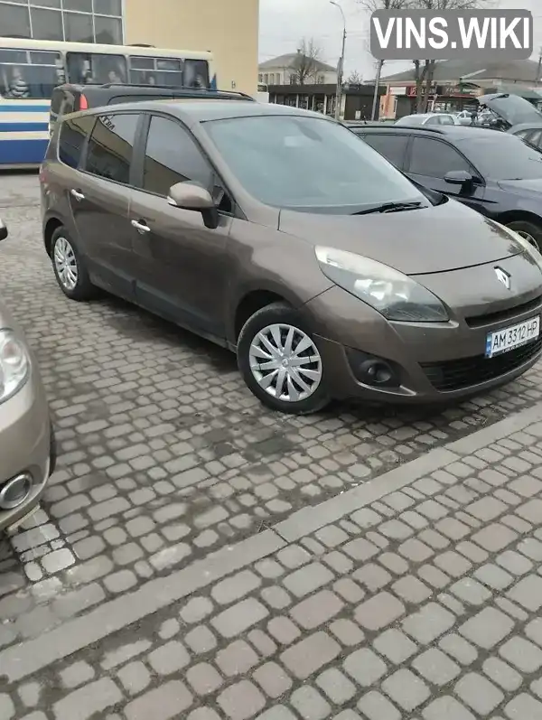 Мінівен Renault Grand Scenic 2009 1.5 л. Ручна / Механіка обл. Житомирська, Житомир - Фото 1/10