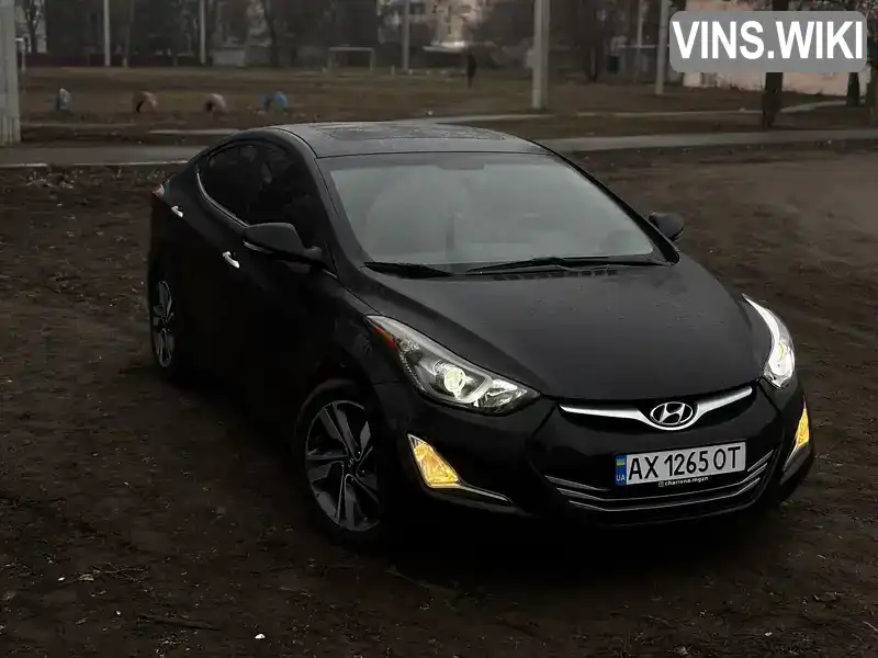 Седан Hyundai Elantra 2014 1.8 л. Автомат обл. Харьковская, Харьков - Фото 1/20