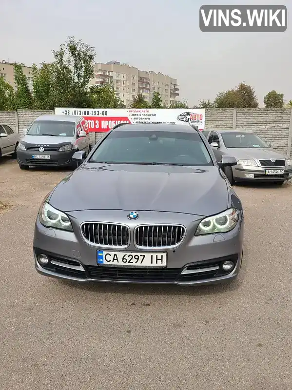 WBA5J91090D492913 BMW 5 Series 2014 Універсал 2 л. Фото 2