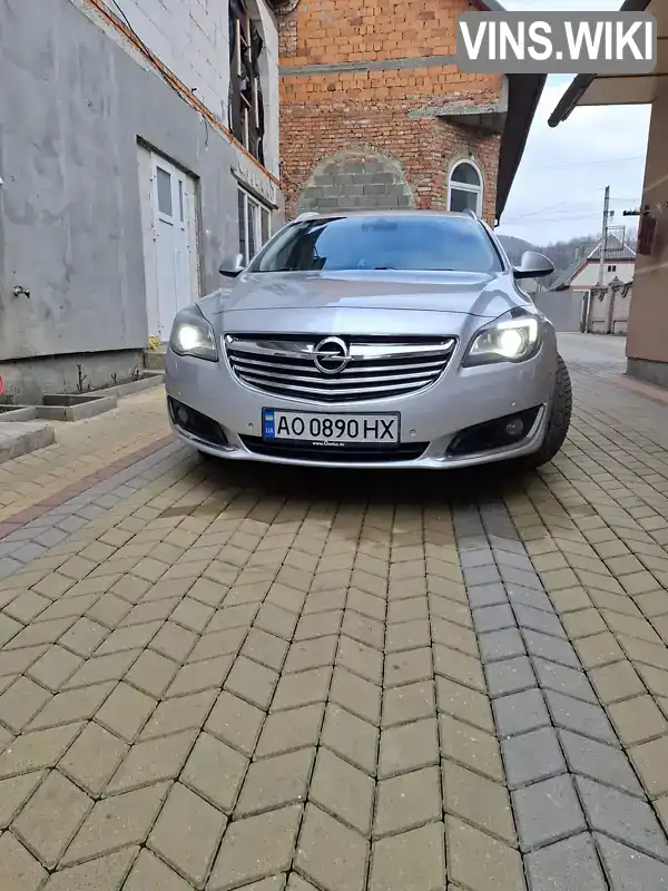 W0LGT8EMXE1079497 Opel Insignia 2014 Универсал 1.96 л. Фото 2