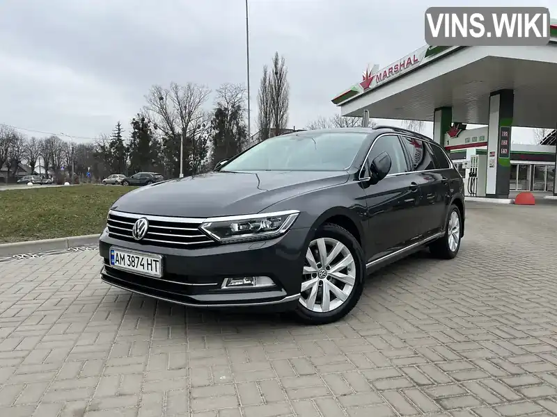 WVWZZZ3CZJP018851 Volkswagen Passat 2018 Универсал 1.97 л. Фото 1