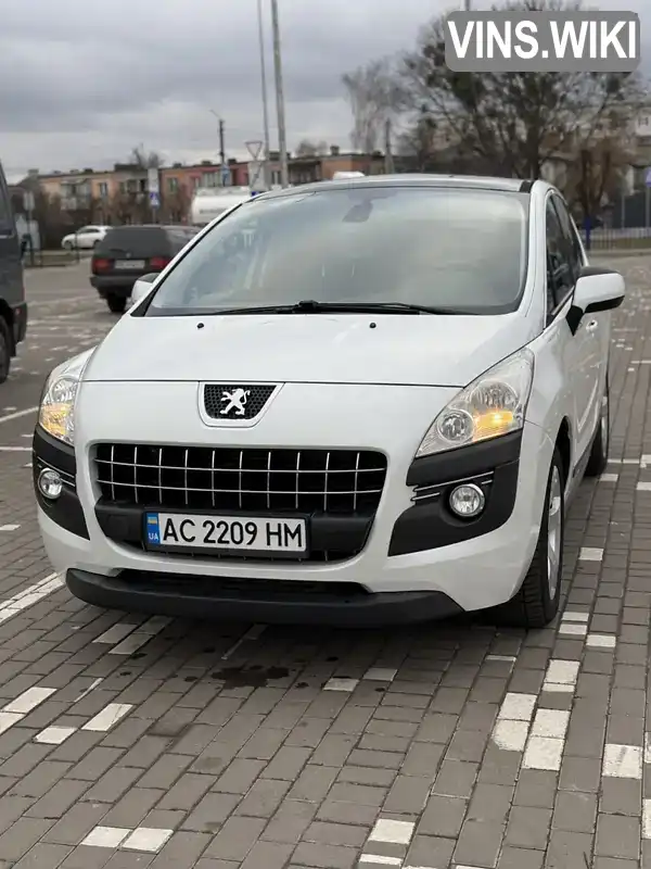 VF30U9HZHAS213372 Peugeot 3008 2010 Позашляховик / Кросовер 1.56 л. Фото 9