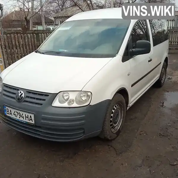 Минивэн Volkswagen Caddy 2005 1.97 л. Ручная / Механика обл. Кировоградская, Помощная - Фото 1/11