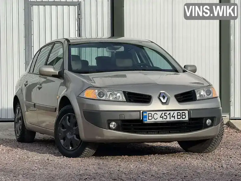 Седан Renault Megane 2007 1.6 л. Ручная / Механика обл. Львовская, Дрогобыч - Фото 1/21