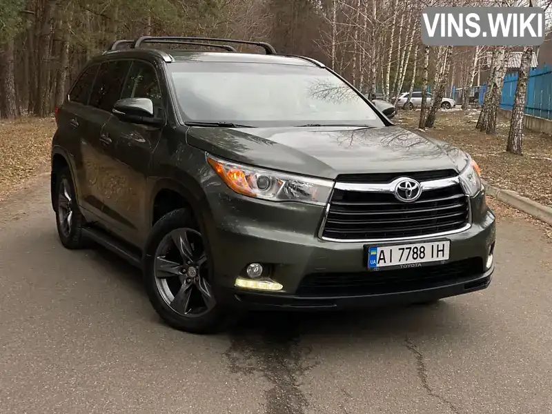 5TDDKRFH9ES024105 Toyota Highlander 2014 Позашляховик / Кросовер 3.46 л. Фото 1