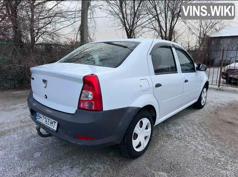 Седан Dacia Logan 2012 1.15 л. Ручная / Механика обл. Одесская, Одесса - Фото 1/10