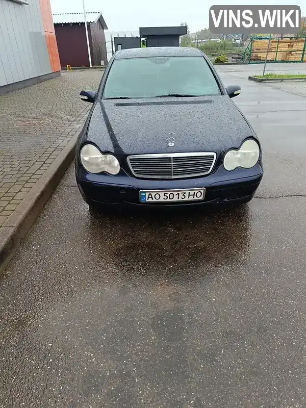 Седан Mercedes-Benz C-Class 2002 2.1 л. Ручна / Механіка обл. Закарпатська, Берегове - Фото 1/6