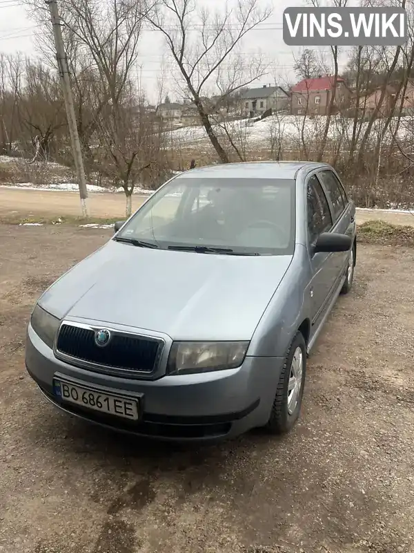 Хетчбек Skoda Fabia 2003 1.2 л. Ручна / Механіка обл. Тернопільська, Теребовля - Фото 1/21