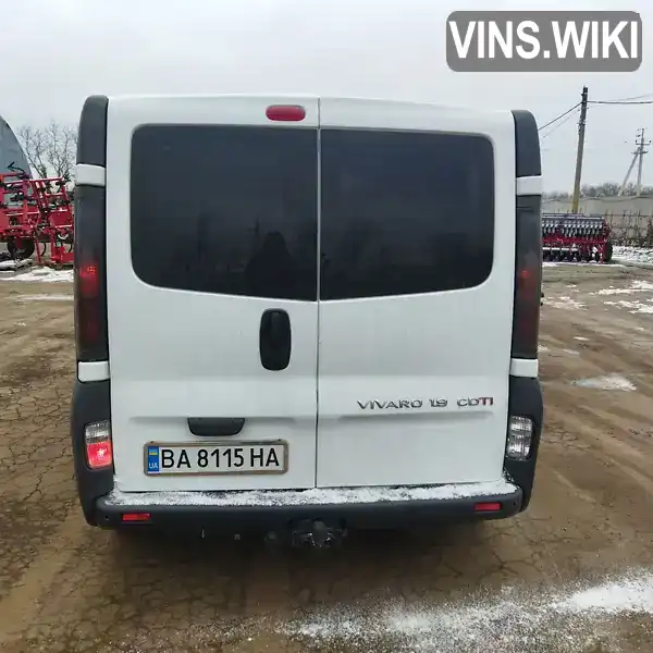 W0LF7ACA66V639519 Opel Vivaro 2006 Мінівен 1.9 л. Фото 7