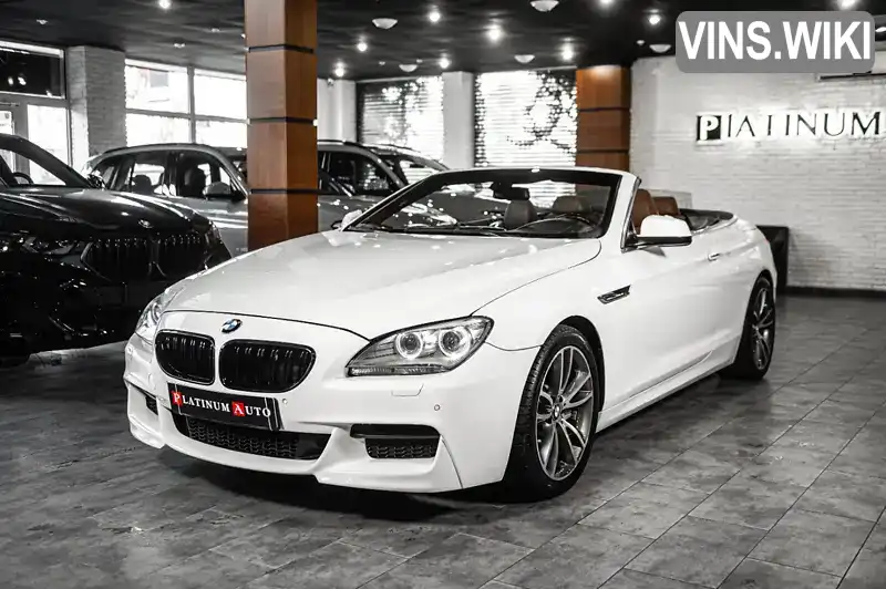 Кабріолет BMW 6 Series 2012 2.98 л. Автомат обл. Одеська, Одеса - Фото 1/21