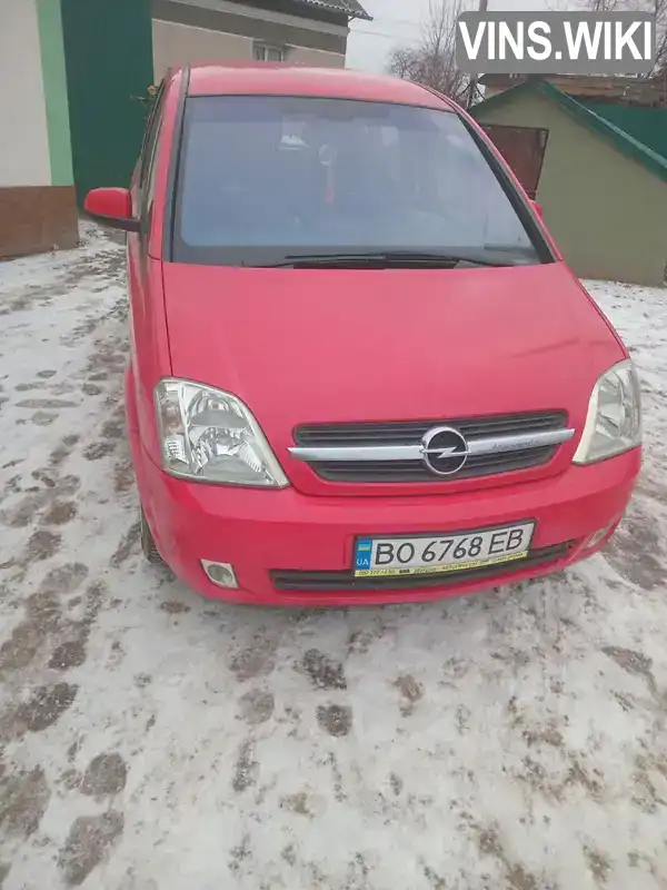 W0L0XCE7544316561 Opel Meriva 2004 Мікровен 1.8 л. Фото 1