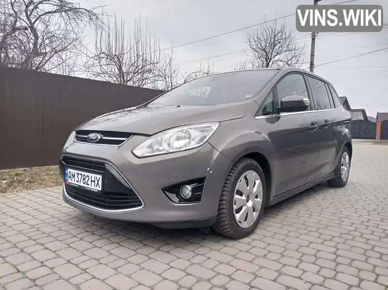 Минивэн Ford Grand C-Max 2013 1.6 л. Ручная / Механика обл. Житомирская, Бердичев - Фото 1/21