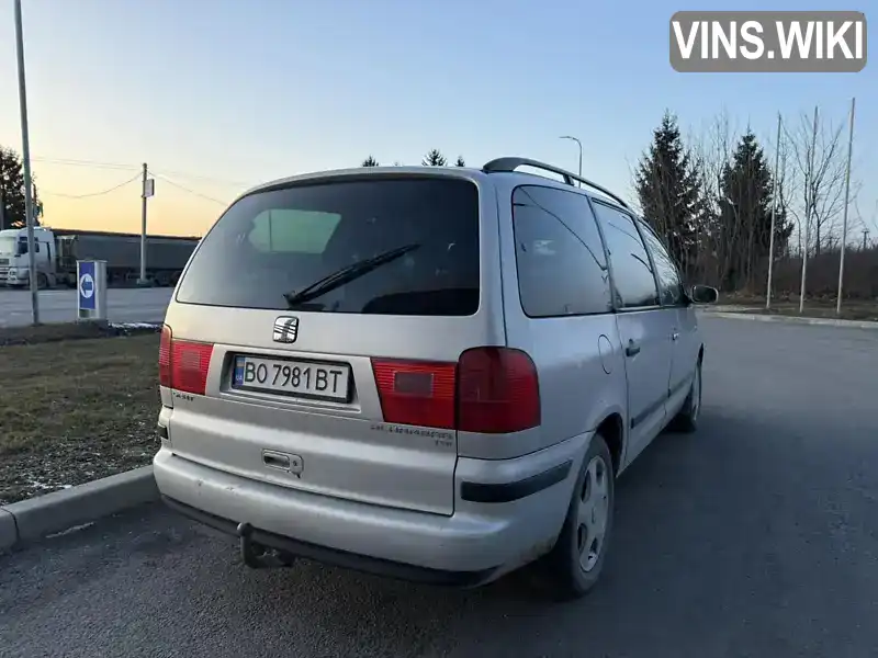 VSSZZZ7MZ3V504775 SEAT Alhambra 2002 Мінівен 1.9 л. Фото 2