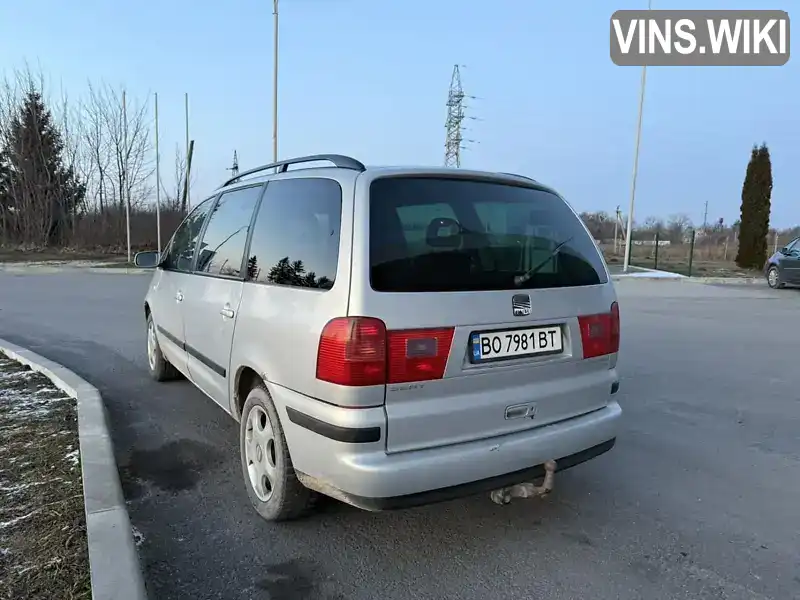 VSSZZZ7MZ3V504775 SEAT Alhambra 2002 Мінівен 1.9 л. Фото 6