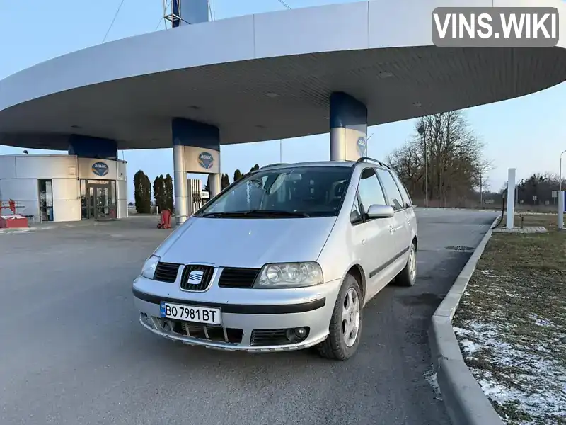 VSSZZZ7MZ3V504775 SEAT Alhambra 2002 Мінівен 1.9 л. Фото 7