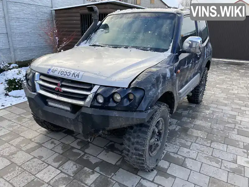 Позашляховик / Кросовер Mitsubishi Pajero 2002 3.2 л. обл. Запорізька, Запоріжжя - Фото 1/15