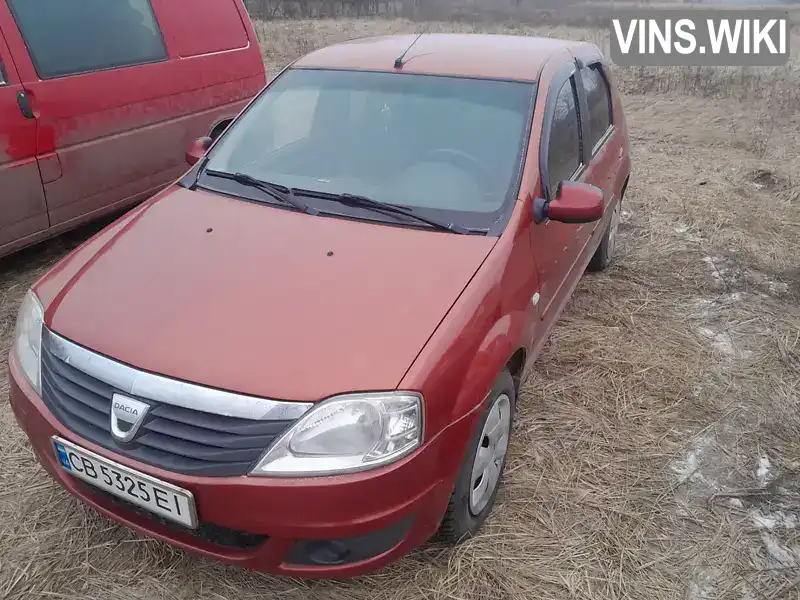 Седан Dacia Logan 2008 1.6 л. Ручна / Механіка обл. Чернігівська, Чернігів - Фото 1/15