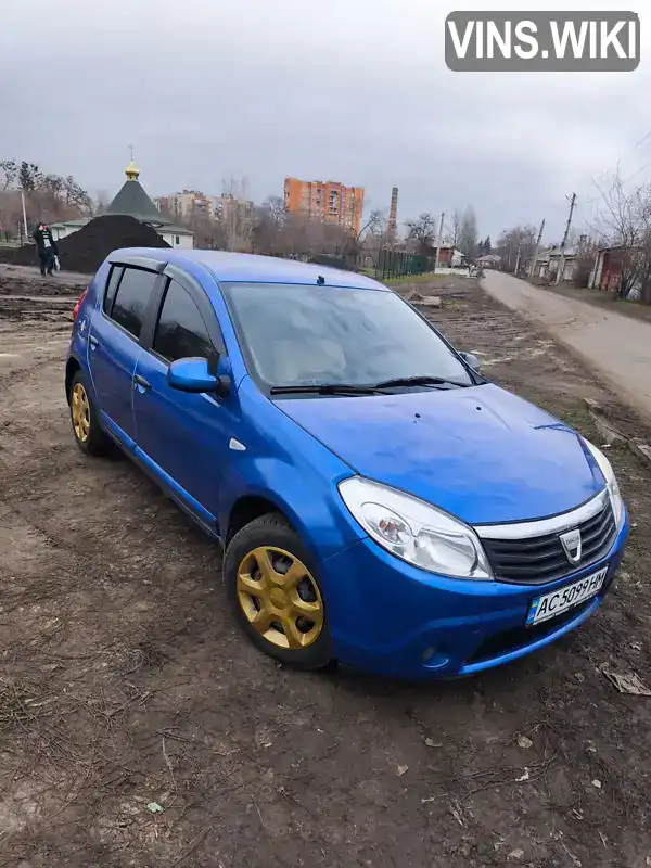 Хетчбек Dacia Sandero 2008 1.6 л. Ручна / Механіка обл. Донецька, Краматорськ - Фото 1/16