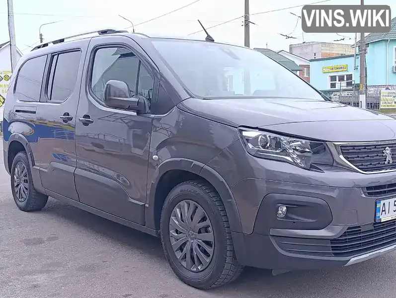 Мінівен Peugeot Rifter 2019 1.56 л. Ручна / Механіка обл. Київська, Біла Церква - Фото 1/21