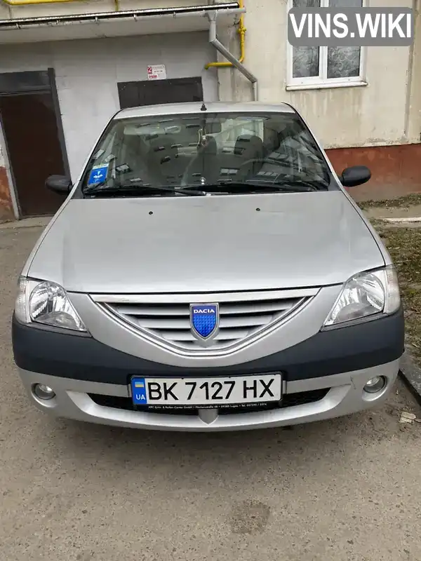 Седан Dacia Logan 2007 1.4 л. Ручная / Механика обл. Ровенская, Ровно - Фото 1/16