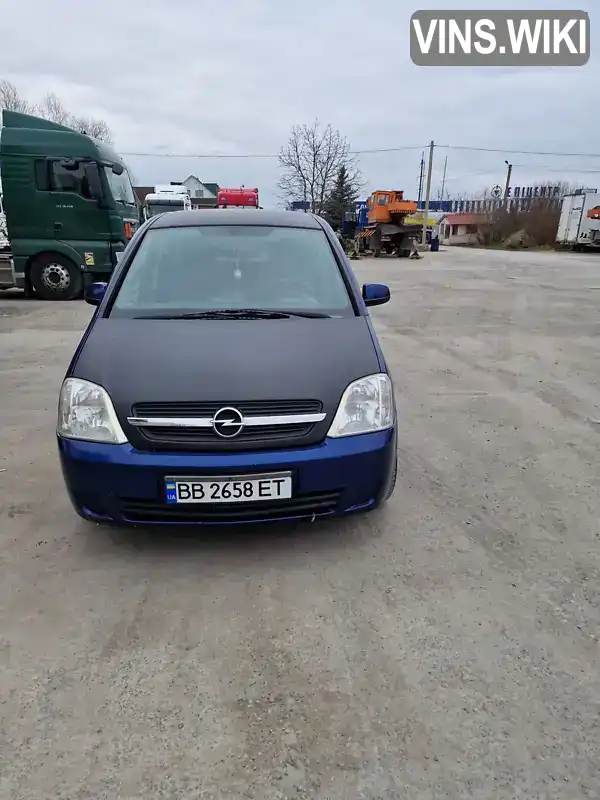 W0L0XCE7544056984 Opel Meriva 2003 Микровэн 1.69 л. Фото 4