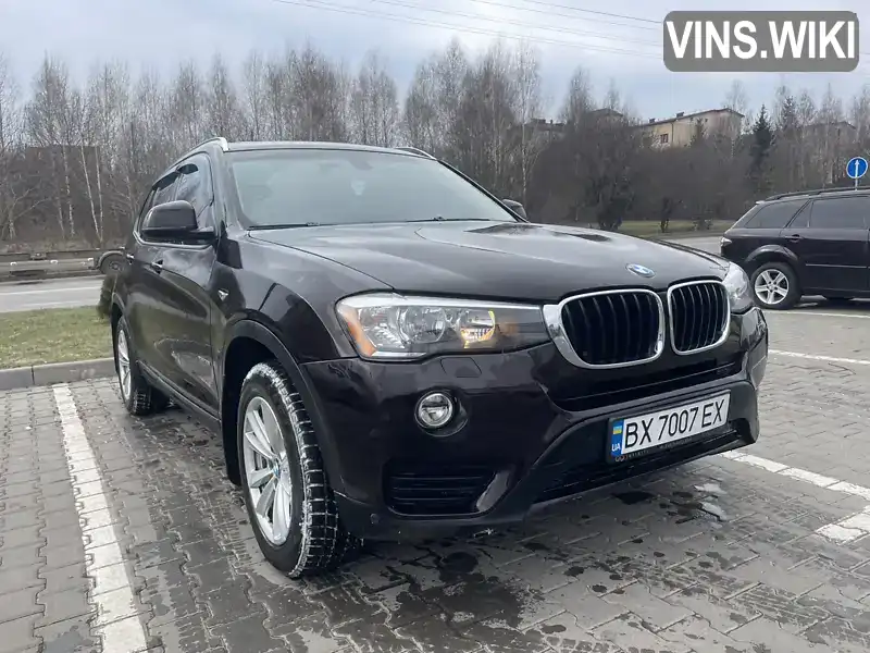 5UXWX9C58G0D77141 BMW X3 2015 Внедорожник / Кроссовер 2 л. Фото 1