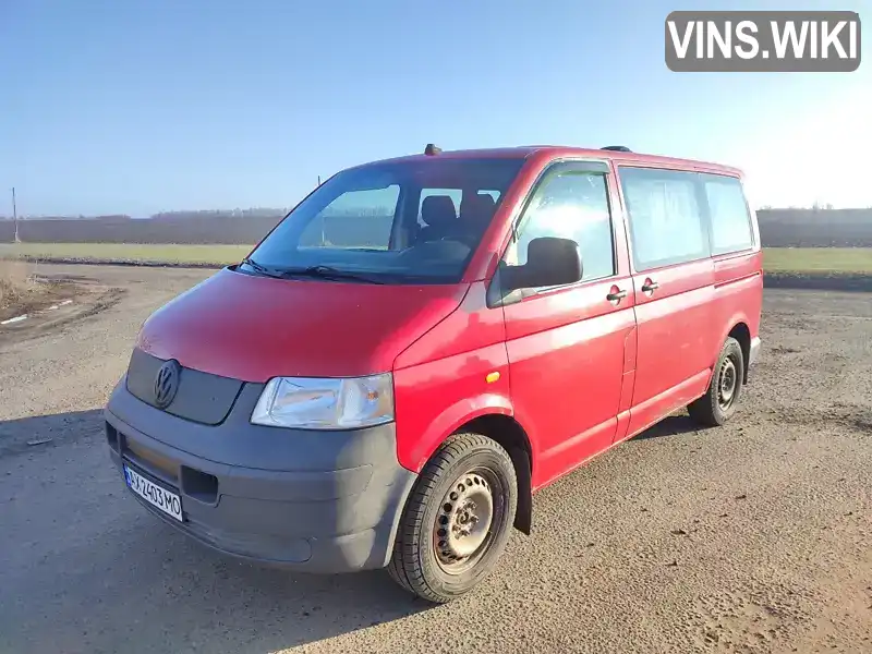 WV1ZZZ7HZ8H016965 Volkswagen Transporter 2007 Мінівен 2.46 л. Фото 1