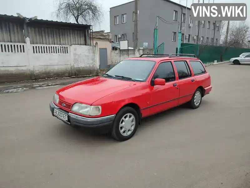 WF0NXXGBBNND22743 Ford Sierra 1992 Універсал 2 л. Фото 1